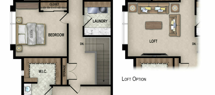 CACTUS 2085 SF 3-4 Bedroom Level 2